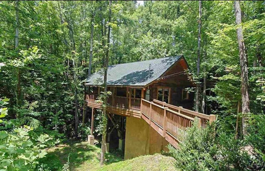 Creekside Paradise Found! One-Bedroom Mountain Cabin In Pigeon Forge 세비어빌 외부 사진